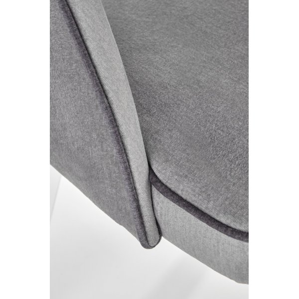 Lungo karmstol - Grå/vit Lungo karmstol - Grå/vit