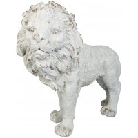 Trädgårdskonst Staty stående lejon - L90 cm Trädgårdskonst Staty stående lejon - L90 cm