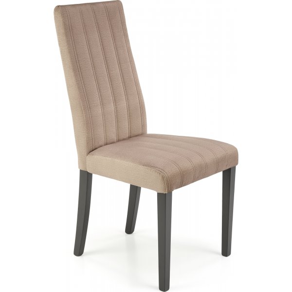 Chaise de salle à manger chiné - Velours beige/noir Chaise de salle à manger chiné - Velours beige/noir