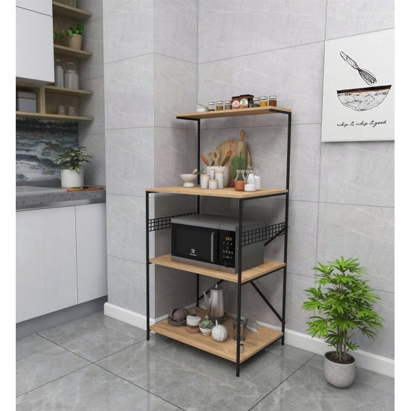 Étagère Anemon - Noir/pin Étagère Anemon - Noir/pin