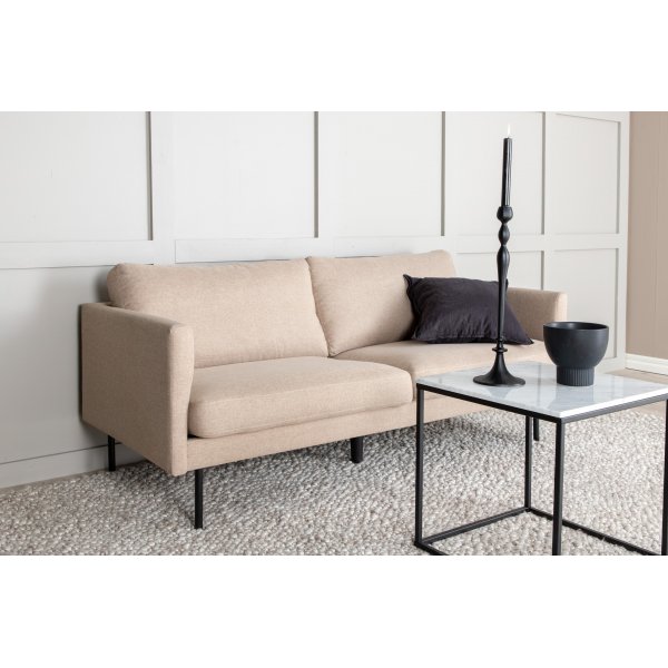 Eden 2-sits soffa - Brun
