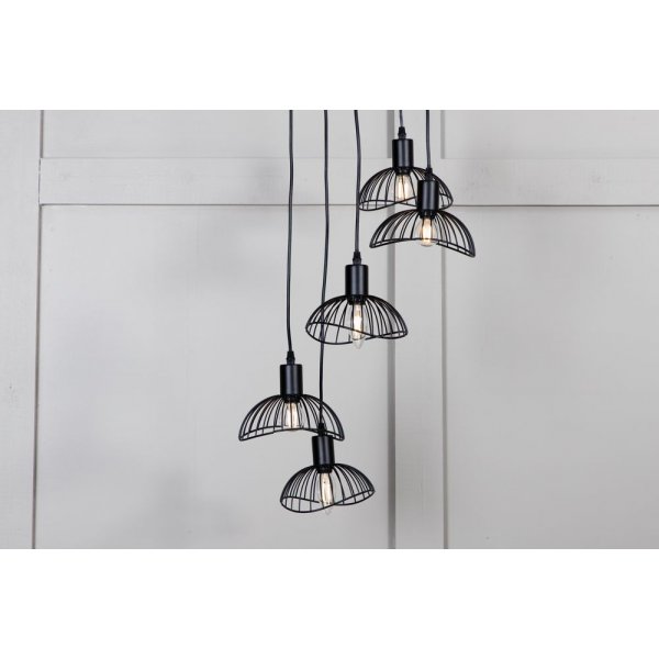 Nätthult taklampa 5 - Svart Nätthult taklampa 5 - Svart