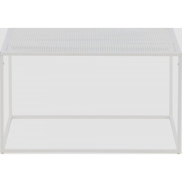 Netz soffbord 80 x 80 cm - Vit Netz soffbord 80 x 80 cm - Vit