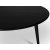 Omni runt matbord i svartbetsad ek 130 cm + Mbelvrdskit fr textilier