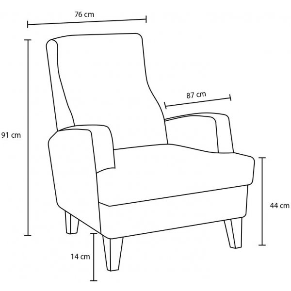 Fauteuil Kana - Marron Fauteuil Kana - Marron