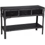 Factory Sideboard vintage - Svart / Metall + Textilskydd fr mbler