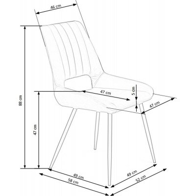 Cadeira matstol 404 - Grn