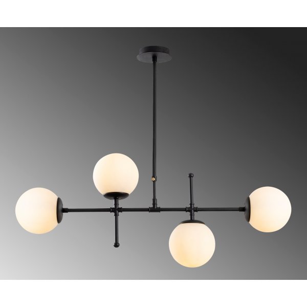 Plafonnier Mudoni 951-3 - Noir/blanc