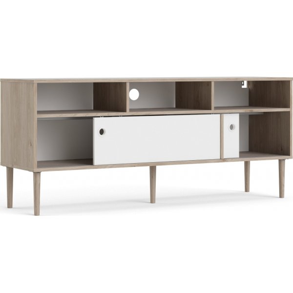Rome TV-bänk - Hickory/vit Rome TV-bänk - Hickory/vit