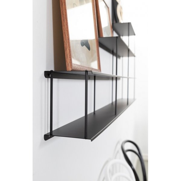 Elliot hylla plåt B120 cm - Svart Elliot hylla plåt B120 cm - Svart