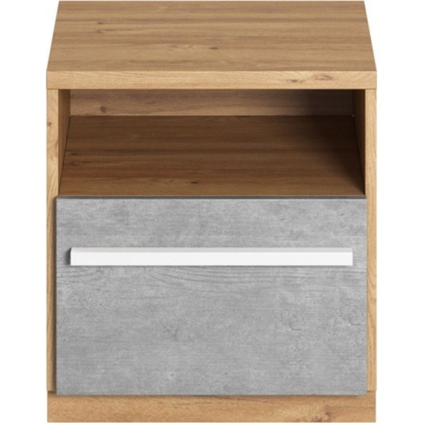 Plano nachtkastje - Nash eiken/grijs
