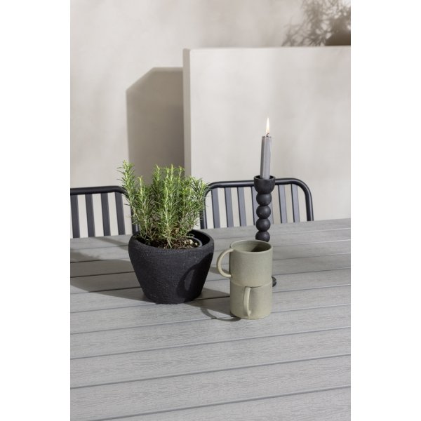 Garcia utematgrupp med 6 st Peking stolar - Svart/Grå Garcia utematgrupp med 6 st Peking stolar - Svart/Grå