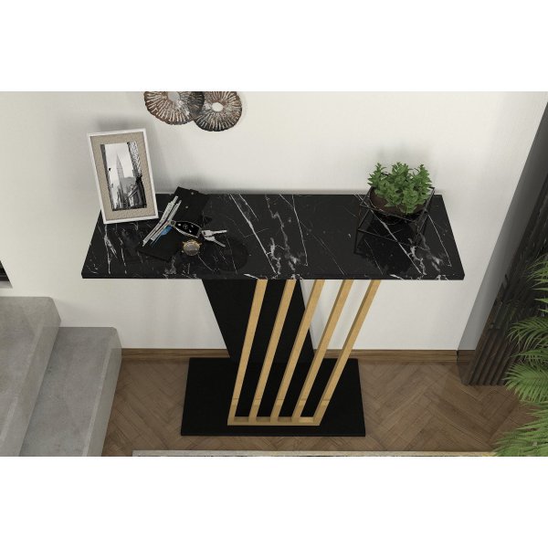 Table relief par gravité - Noir/or Table relief par gravité - Noir/or