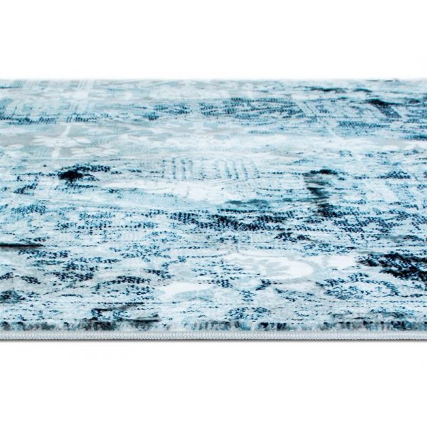 Maskinvävd matta Helmut - Turkos Maskinvävd matta Helmut - Turkos