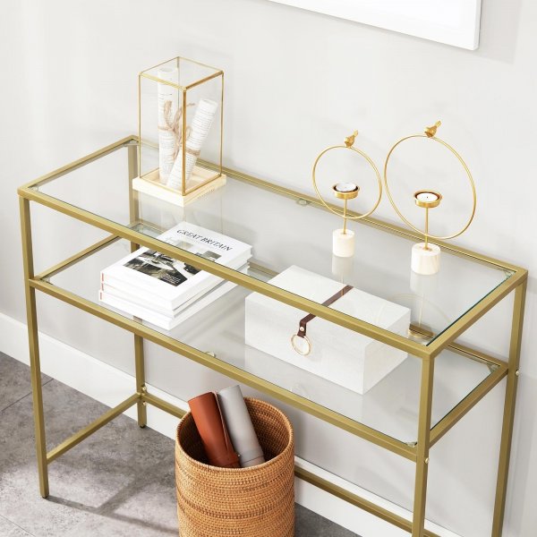Laleh konsolbord 100 x 35 cm - Guld Laleh konsolbord 100 x 35 cm - Guld