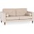 Halden 2-sits soffa - Cream