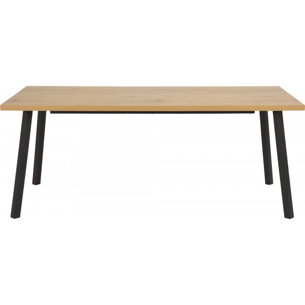Mallow matbord 190 cm - Ek/svart Mallow matbord 190 cm - Ek/svart