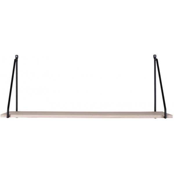 tagre murale Arnhem - Noir/bois