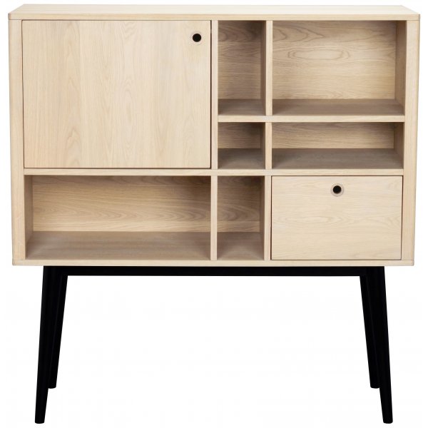 Dalsland highboard - Whitewash/svart