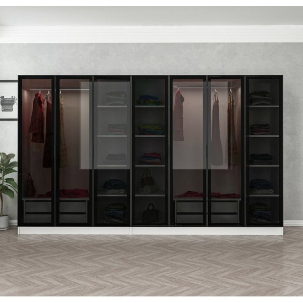 Cavolo garderob 315 cm, variant B - Vit Cavolo garderob 315 cm, variant B - Vit