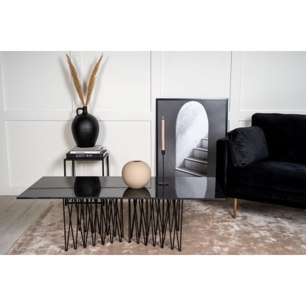 Table basse Alborga 140 x 60 cm - Noir Table basse Alborga 140 x 60 cm - Noir