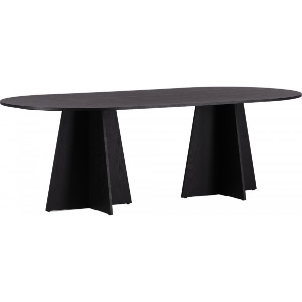 Table à manger Bootcut 230 x 115 cm - Noir Table à manger Bootcut 230 x 115 cm - Noir