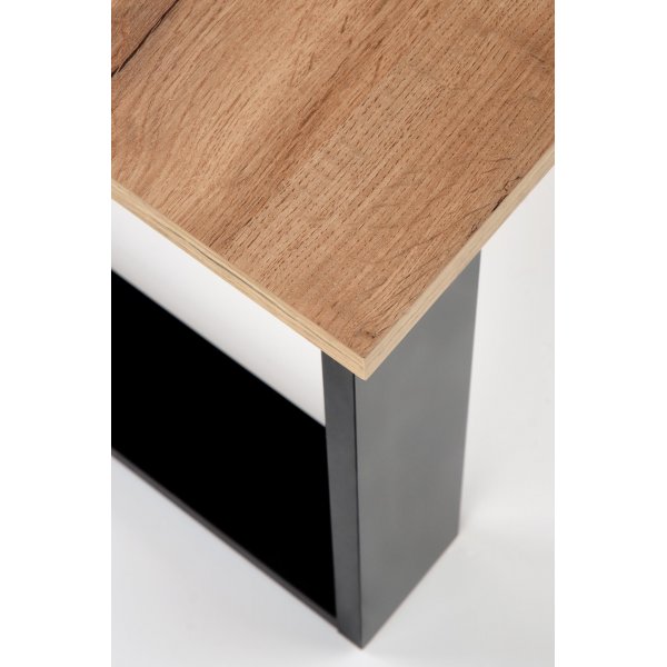 Table basse moulue 100 x 64 cm - Noir Table basse moulue 100 x 64 cm - Noir