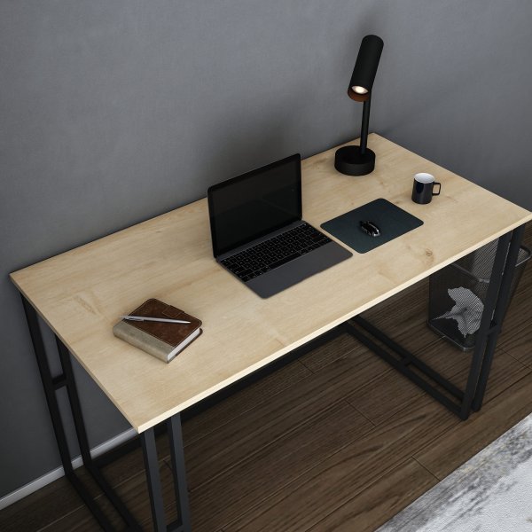 Bureau Kane 120 x 60 cm - Noir/chne