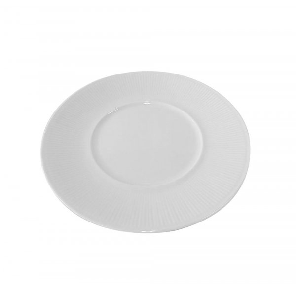 Contour tallrik 6 st - Vit
