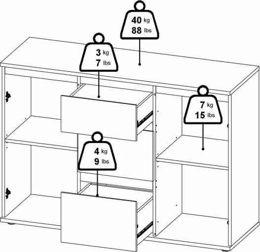 Buffet Nova - Chêne Buffet Nova - Chêne