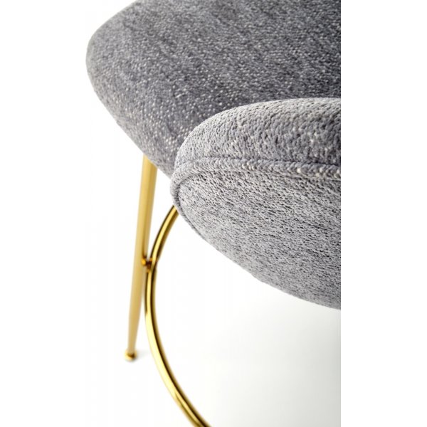 Tabouret de bar Pélican 116 - Gris/doré Tabouret de bar Pélican 116 - Gris/doré