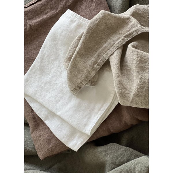 Serviette Julie 45 x 45 cm - Mocca