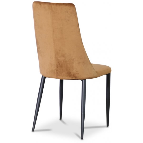 Eli matstol - Guld sammet Eli matstol - Guld sammet