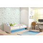 Sofix juniorsng med frvaringsfack 80 x 160 cm - Valfri frg