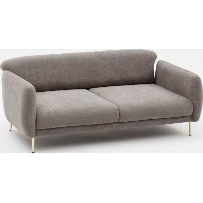 Simena 3-sits soffa - Gr/guld