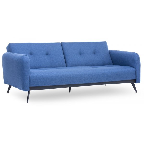 Sandbck 2-sits bddsoffa - Bl/svart