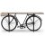 Vintage Cykel Barbord - Svart/mango