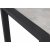 Silva matbord 120-187 x 74 cm - Mink/svart