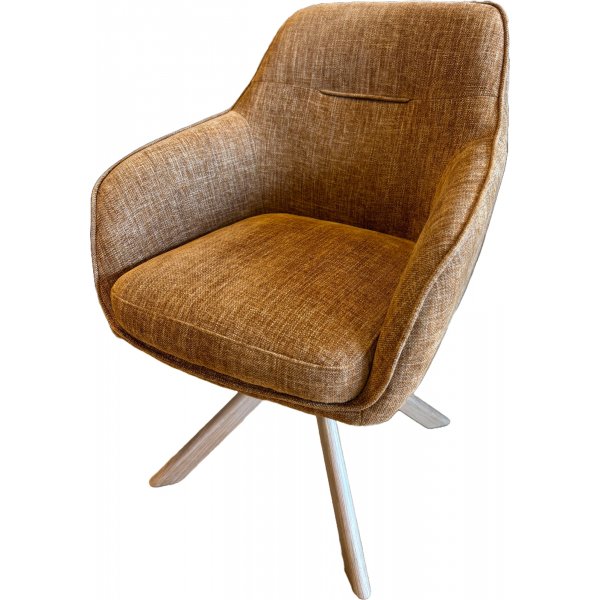 Option karmstol - Roströd/ek Option karmstol - Roströd/ek