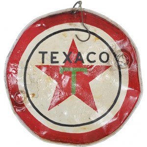 Vggdekoration Texaco vintage 58 cm