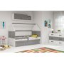 Domi juniorsng med frvaringsfack 80 x 160 cm - Valfri frg