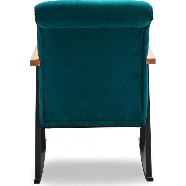 Rocking chair Yoka - Bleu pétrole Rocking chair Yoka - Bleu pétrole