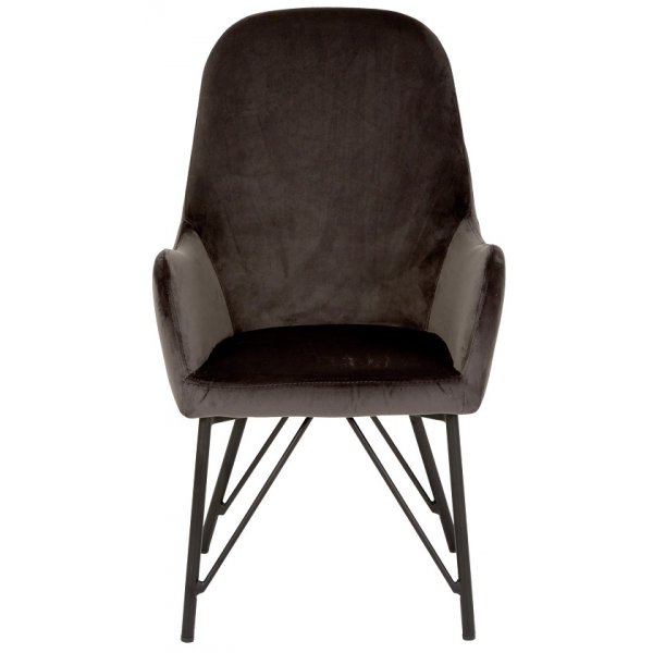 Mickeline barnfåtölj - Grå sammet Mickeline barnfåtölj - Grå sammet