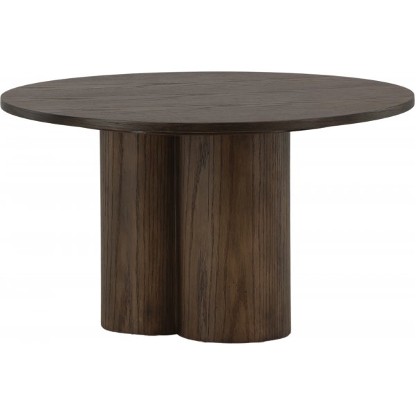 Table basse Ø80 cm en daim - Olivia Table basse Ø80 cm en daim - Olivia