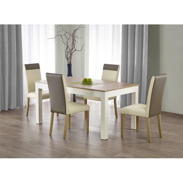 Bråviken uitschuifbare eettafel in Sonoma eiken en wit - 160-300 cm Bråviken uitschuifbare eettafel in Sonoma eiken en wit - 160-300 cm