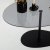 Porto soffbord 90 x 60 cm - Mrkgr/svart