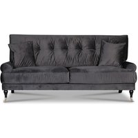 Adena 2-sits soffa - Mörkgrå sammet Adena 2-sits soffa - Mörkgrå sammet