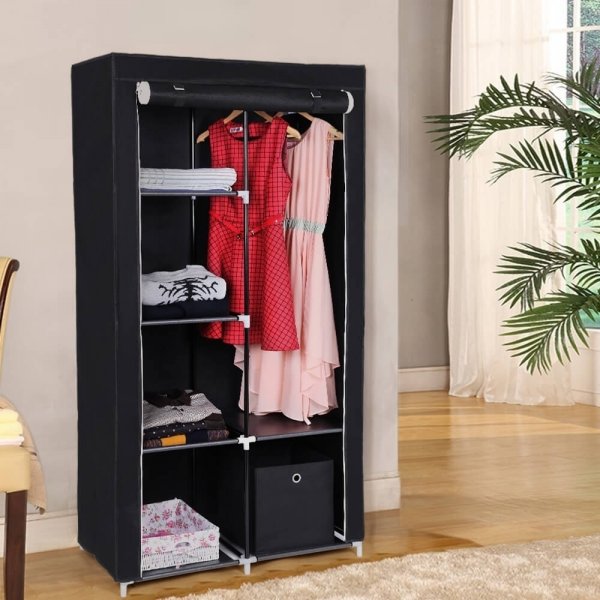 Armoire Katerina 88 x 168 cm - Noir