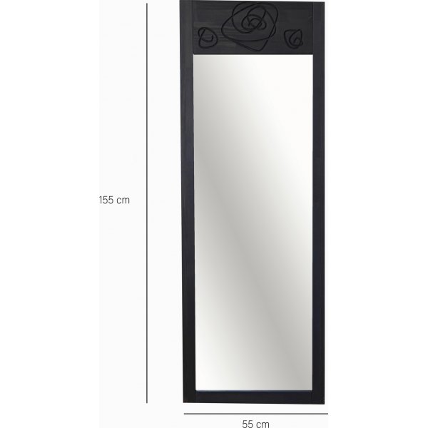 Miroir Rose - Anthracite