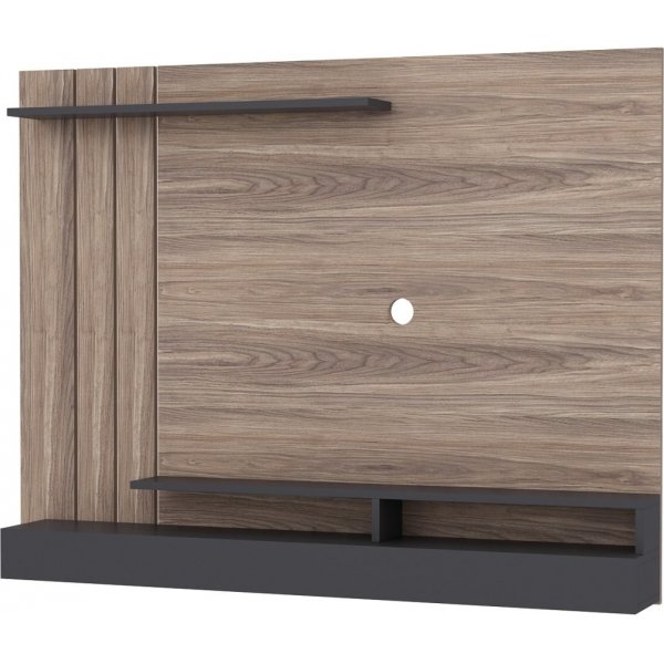 Lawrance TV-bänk - Fume/Ek Lawrance TV-bänk - Fume/Ek